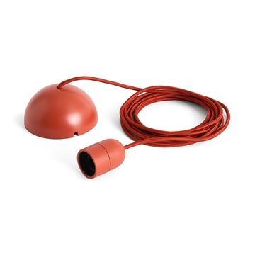 HAY Common Pendant Cord Set - Rusty Red